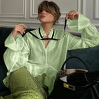 Loose White Ruffled Blouse image 6