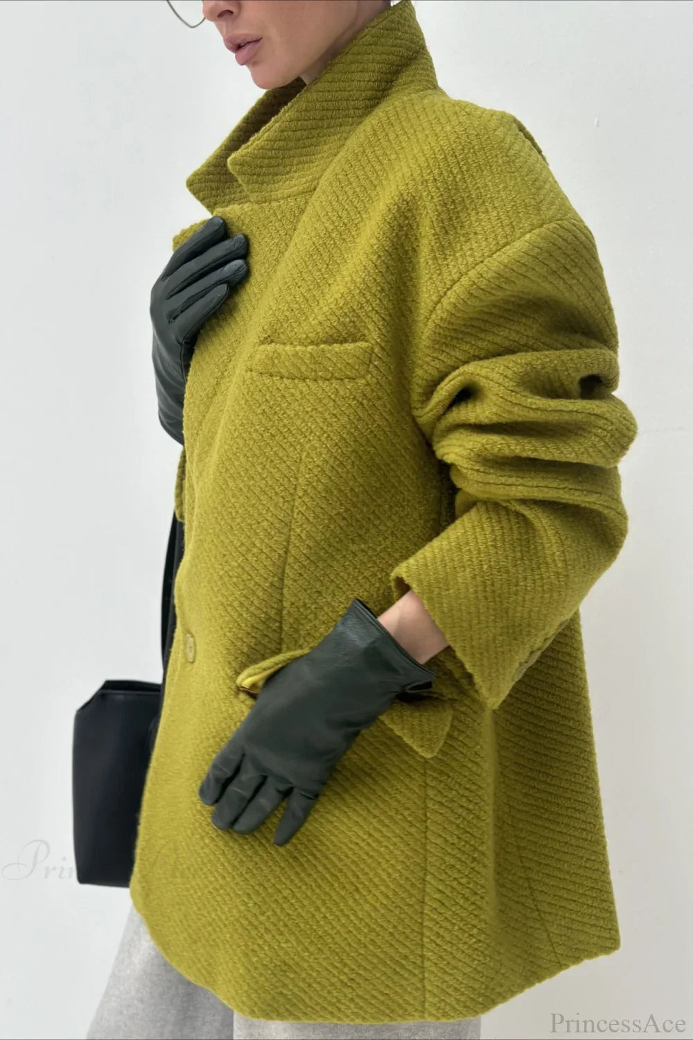 Loose Wool Blazer Warm Versatile Coat image 2
