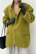 Loose Wool Blazer Warm Versatile Coat image 1
