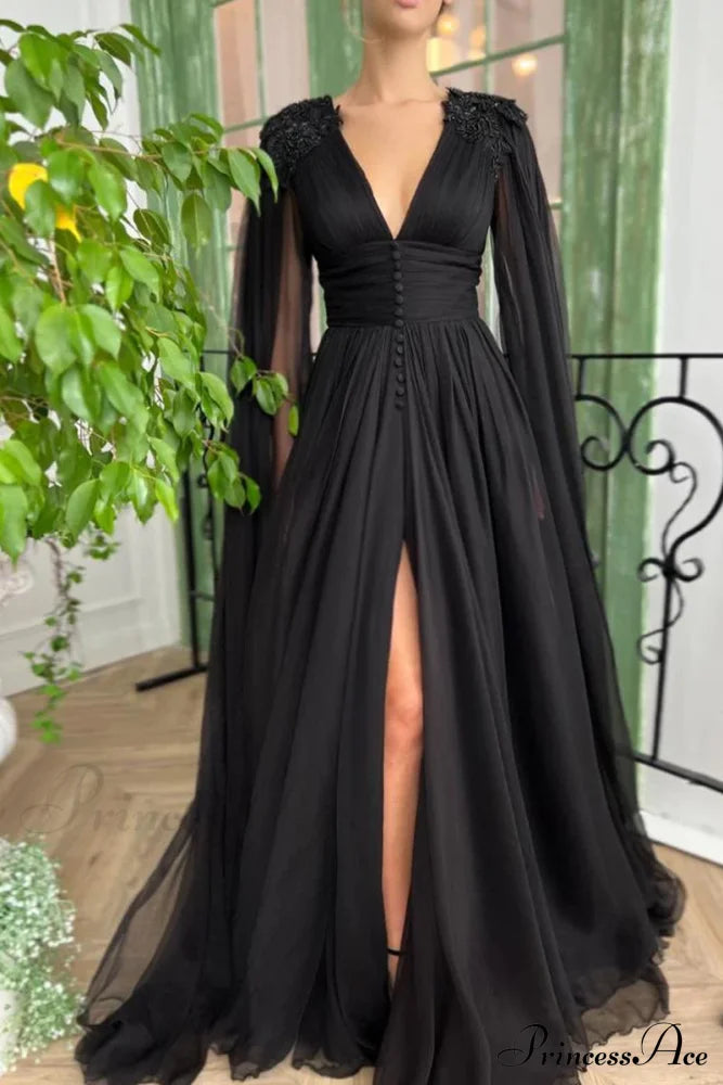 Graceful Black Gown image 1