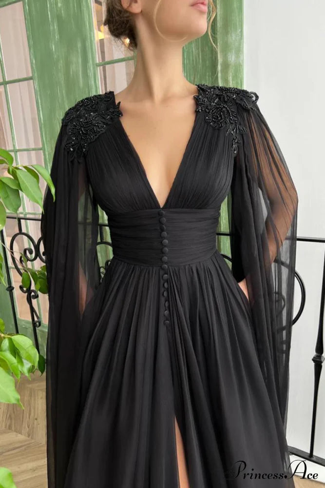 Graceful Black Gown image 5