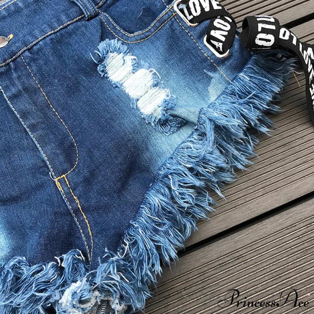 Low Denim Bandage Brief Hole Club Jeans Skinny DJ Blue Women Dance Waist Ripped Mini Shorts White Black image 18