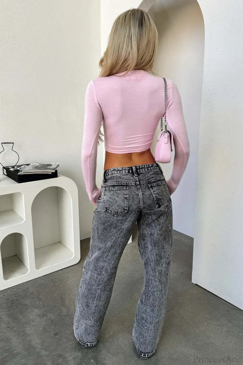 Low Rise Vintage Straight Jeans image 5