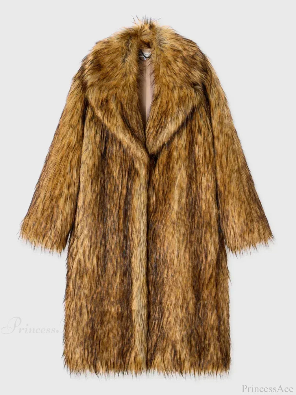 Luxury Fox Coat Long Overcoat image 6