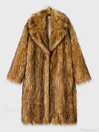 Luxury Fox Coat Long Overcoat image 6