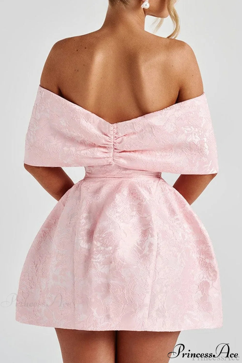 Luxury Ladylike Bow Embellished Strapless Party Dress image 5