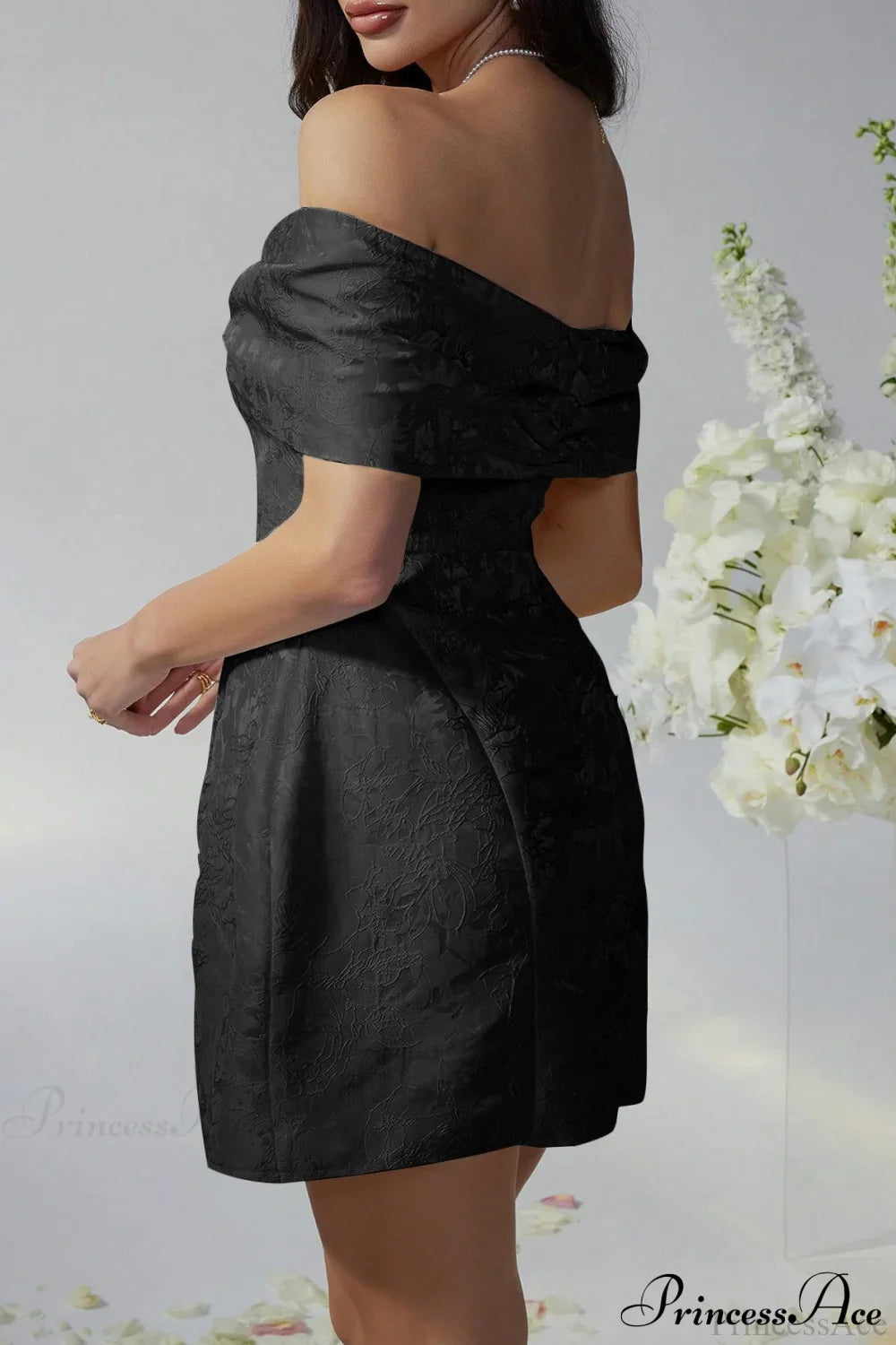 Luxury Ladylike Bow Embellished Strapless Party Dress image 7