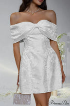 Luxury Ladylike Bow Embellished Strapless Party Dress image 1