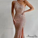 Lyla Formal One Charming Shoulder Sequin Dress image 5