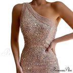 Lyla Formal One Charming Shoulder Sequin Dress image 6