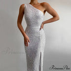 Lyla Formal One Charming Shoulder Sequin Dress image 2