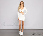 Major Bombshell Long Charming Sleeve Mini Dress image 4