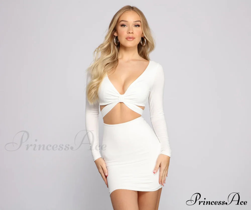 Major Bombshell Long Charming Sleeve Mini Dress image 1