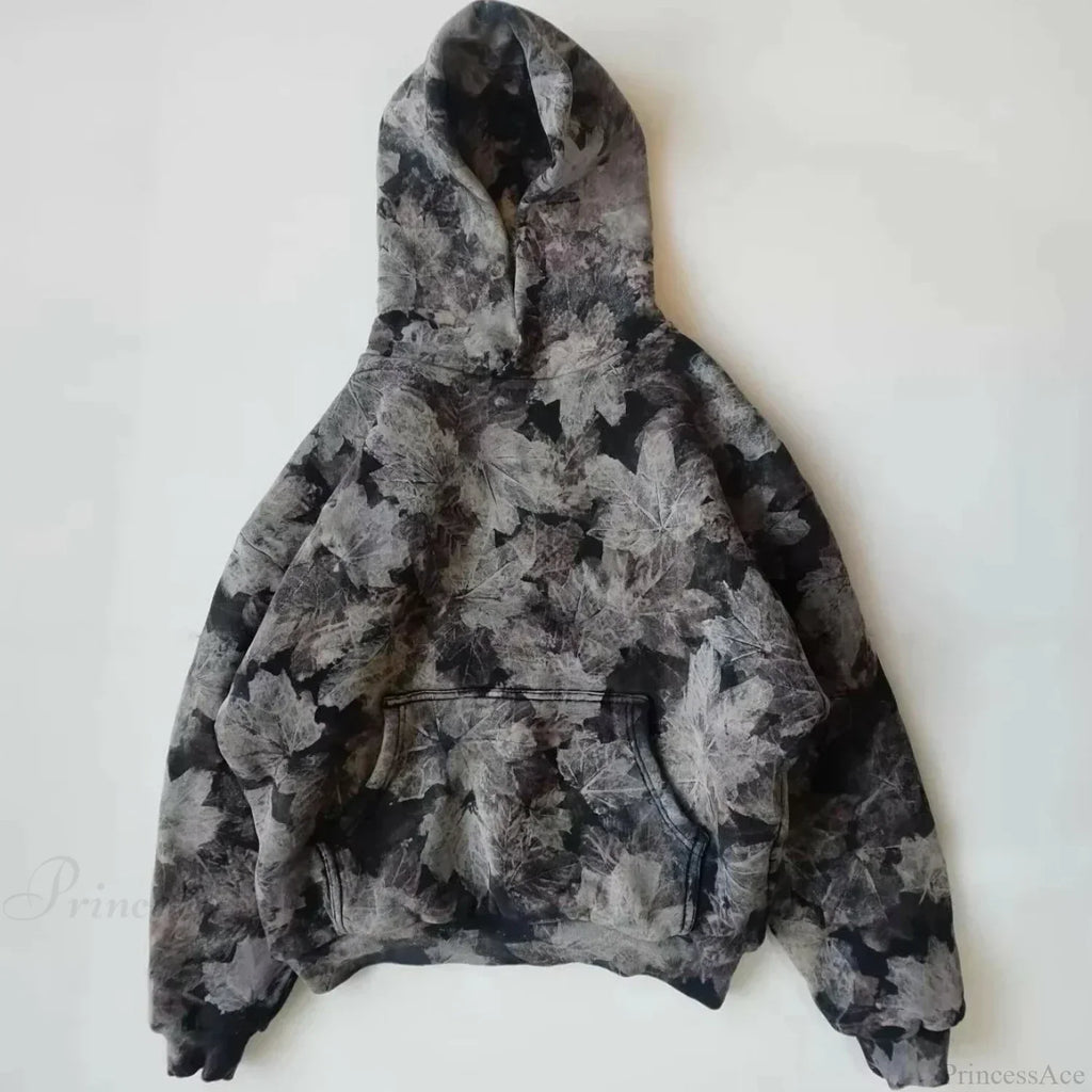 Maple Leaf Graphic Pullover Hoodie image 7