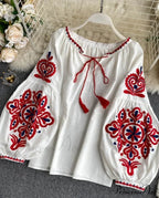 MARIA EMBROIDERED TOP image 1
