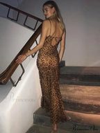 MARIA LEOPARD Stylish MAXI DRESS image 11