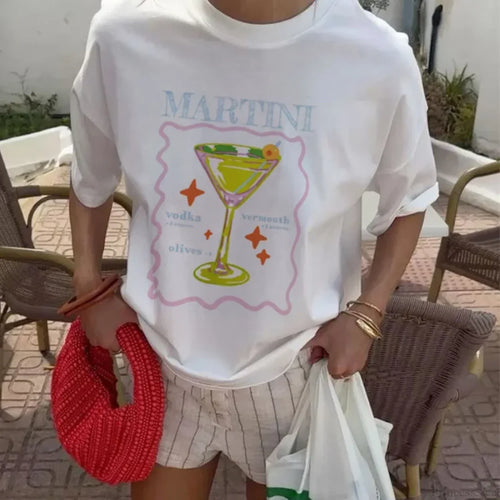 Cocktail Y2k Aesthetic T-shirt image 1