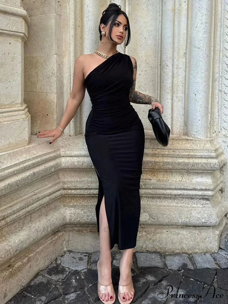 Maxi Split Fashion Sleeveless Backless Slim Casual Elegant Bodycon Dress image 5