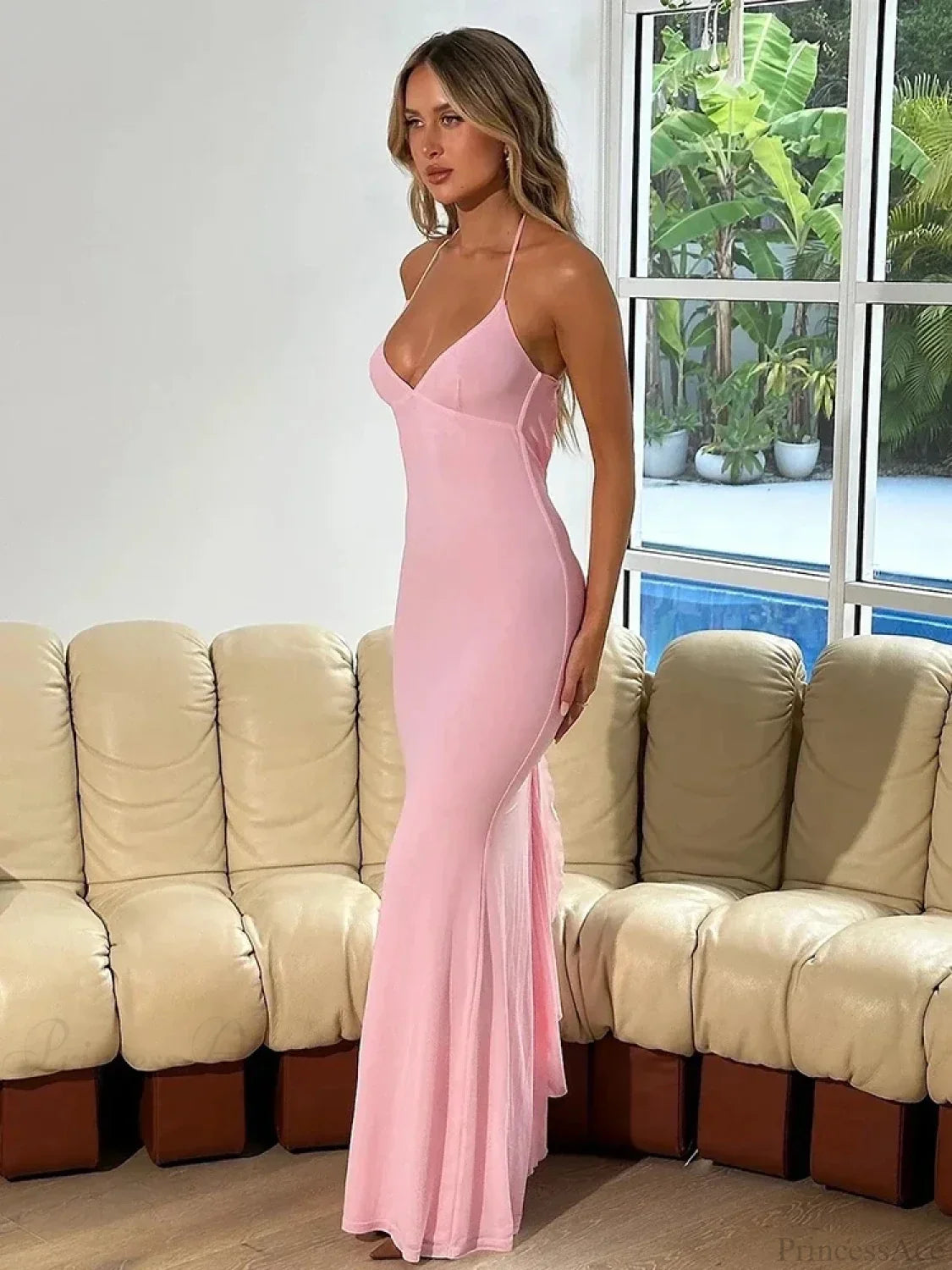 Mermaid Slim Bodycon Maxi Vacation Dress image 1