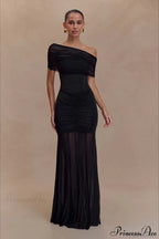 Mesh Panel Strapless Elegant Bodycon Party Dress image 7
