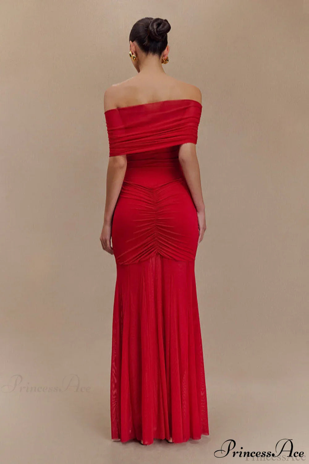 Mesh Panel Strapless Elegant Bodycon Party Dress image 10