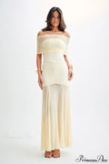 Mesh Panel Strapless Elegant Bodycon Party Dress image 1