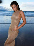 Mesh Patchwork Mini Party Dress image 3