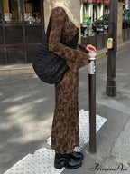 Mesh Sheer Slip Party Club Maxi Dress image 4