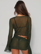 Mesh Two-Piece Party Mini Dress image 5
