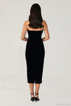 Metal Chain Black Bandage Party Dress image 4