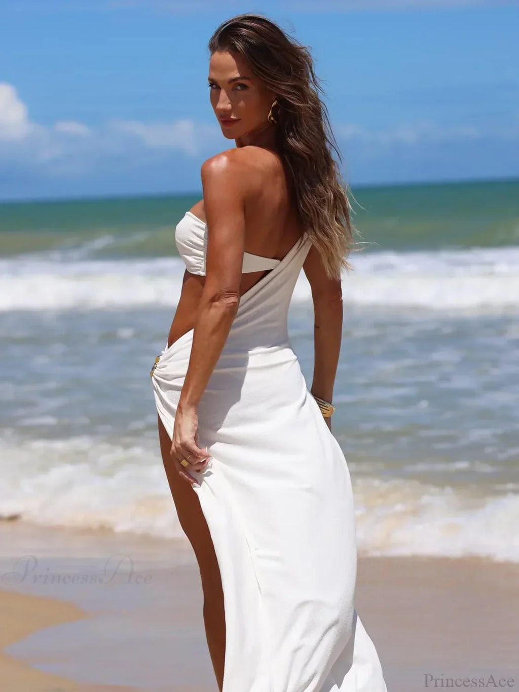 Micro Bikini Sexy One-Shoulder Swimsuit One Piece image 3