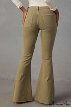 Mid Retro Flared Denim Rise Jeans image 5