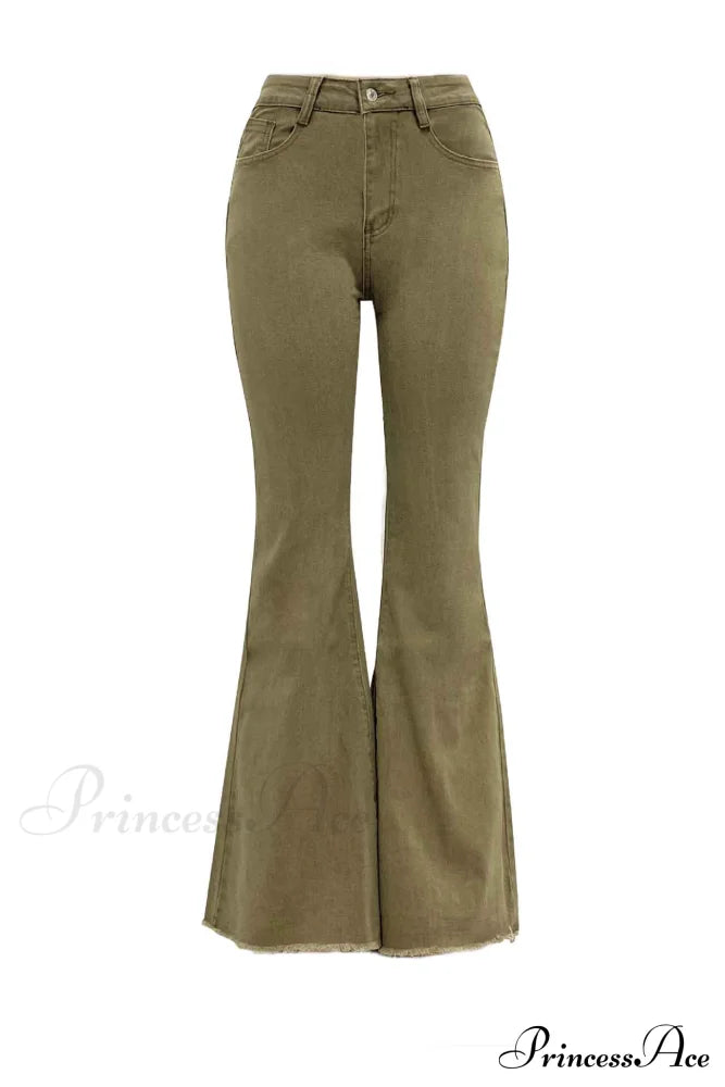 Mid Retro Flared Denim Rise Jeans image 6