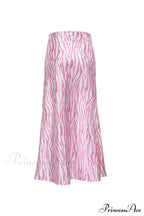 Midi Fishtail Zebra Skirt image 7