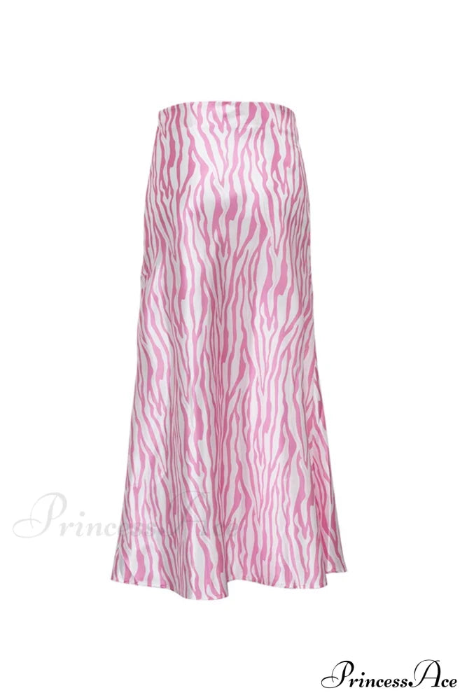Midi Fishtail Zebra Skirt image 7