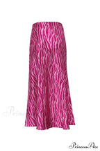 Midi Fishtail Zebra Skirt image 11