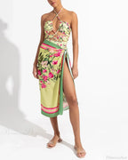Milky White Cut-out Elegant Body Fit One Piece image 3