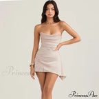 Mini Silk Satin Birthday Modern Holiday Night Date Party Dress image 11