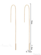 Minimalist Threader Earrings image 3