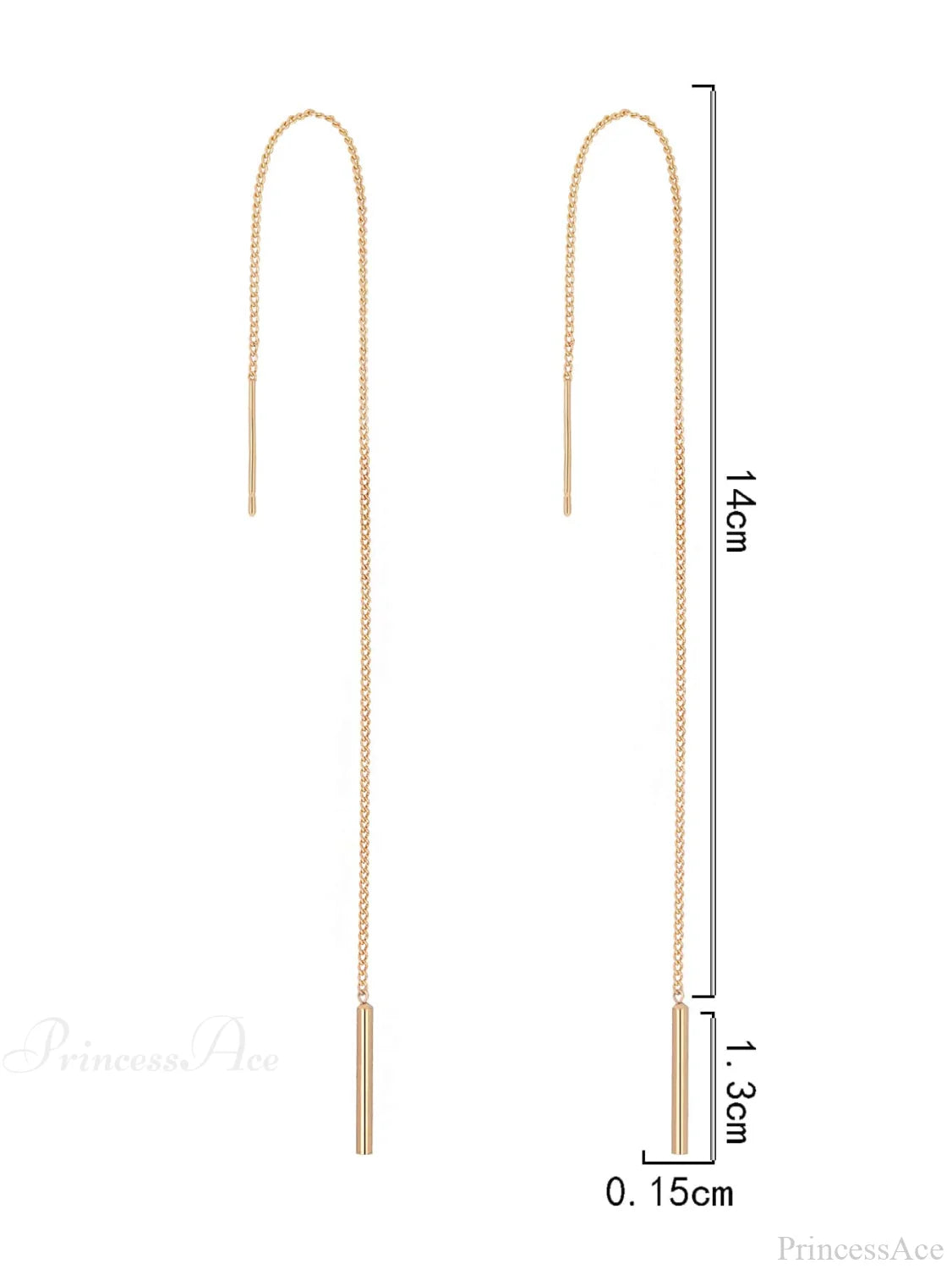 Minimalist Threader Earrings image 3
