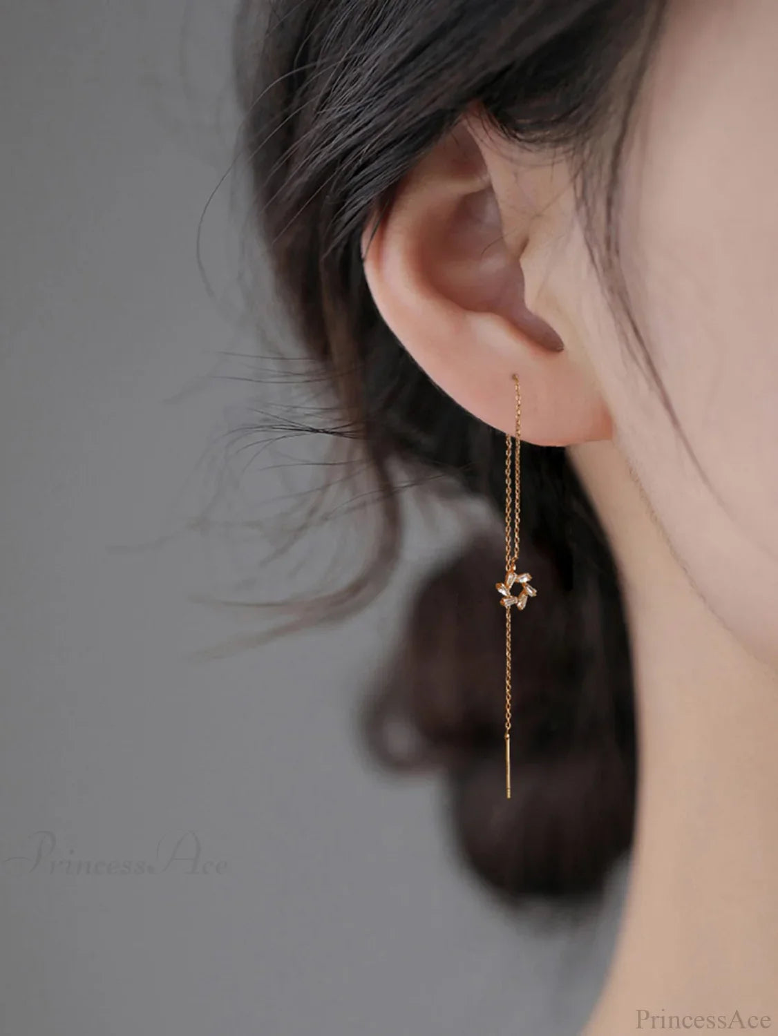 Minimalist Threader Earrings image 6