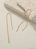 Minimalist Threader Earrings image 2