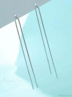 Minimalist Threader Earrings image 10