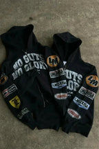 Motorcycle Style Graphic Hoodie image 3