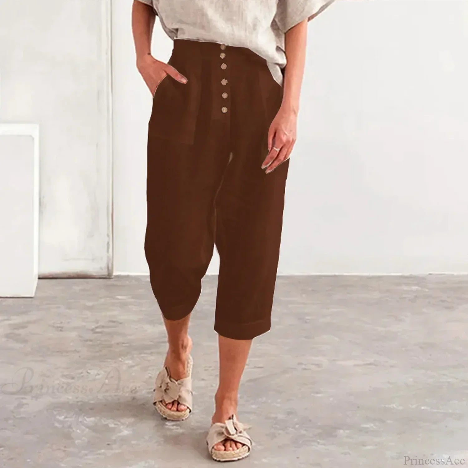 Multi Buckle Wide Leg Cargo Pants image 2