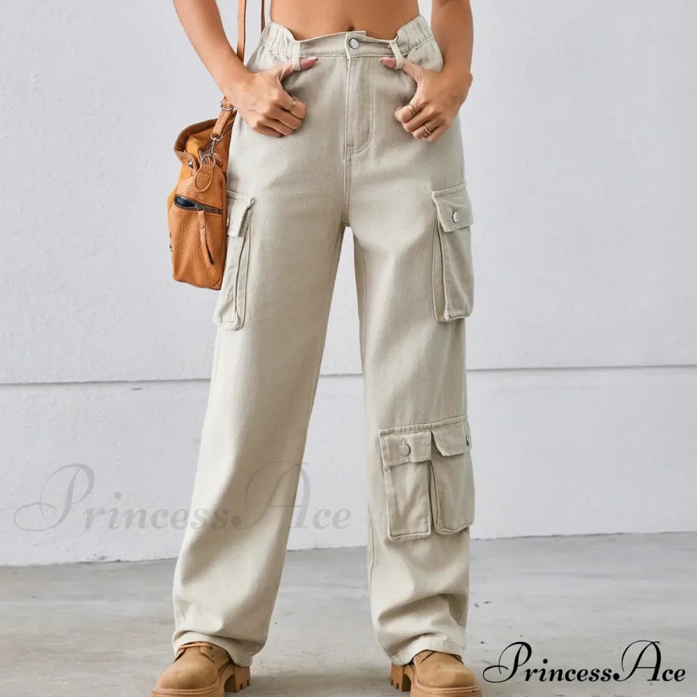Multi Pocket Cargo Pantalones Jeans image 3