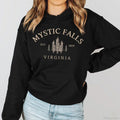 Mystic Falls Virginia Salvatores Vampire Fan Unisex Long Sleeve Hoodie image 2