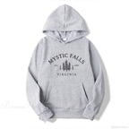 Mystic Falls Virginia Salvatores Vampire Fan Unisex Long Sleeve Hoodie image 7