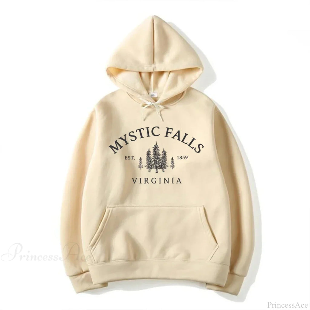 Mystic Falls Virginia Salvatores Vampire Fan Unisex Long Sleeve Hoodie image 8