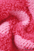 Neck Crop Jacquard V Sweater image 7